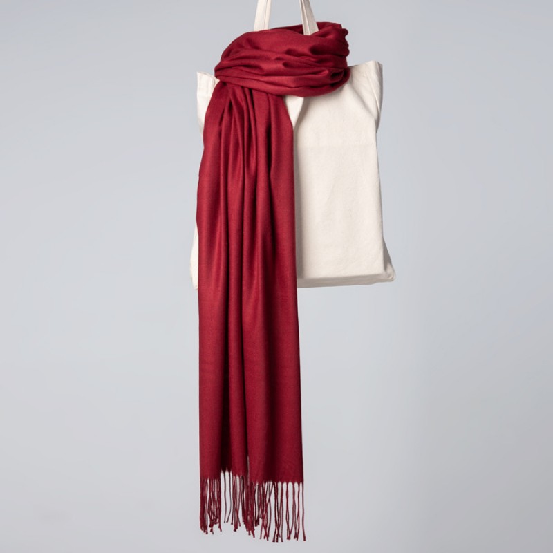 wine red Twill 180x70cm Pashmina Hijab