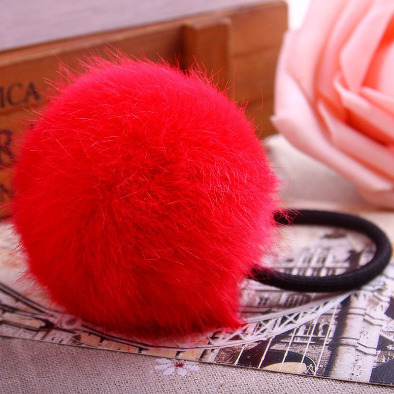 Red Puff Hairband