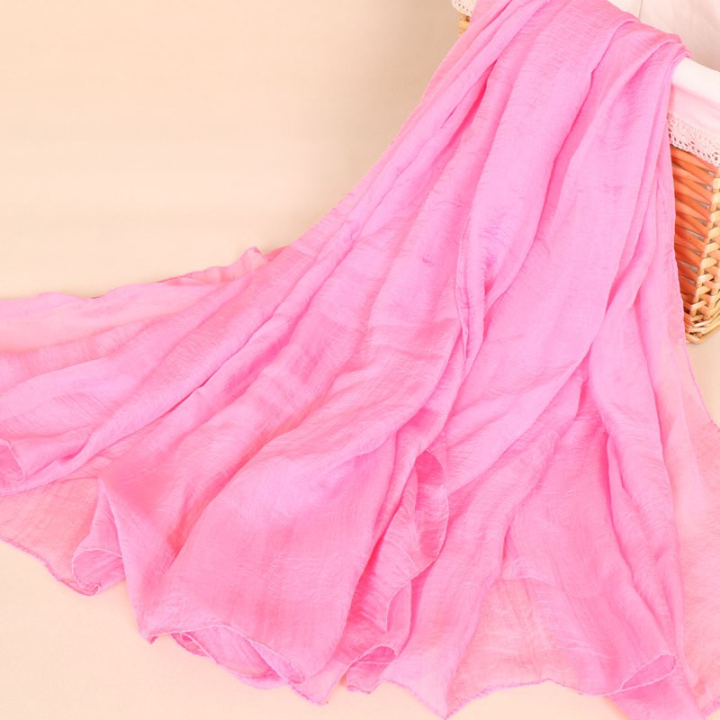 peach red 170x150 Silk Chiffon Hijab Clearance