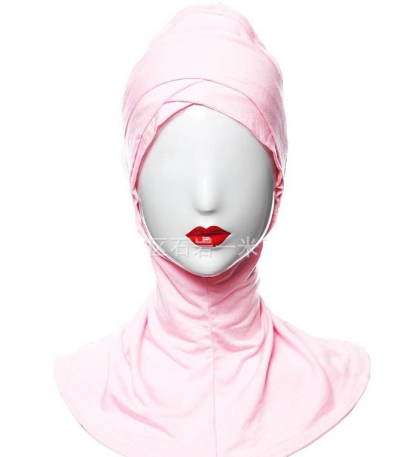pink Modal Large Cross Hijab Underscarf Clearance
