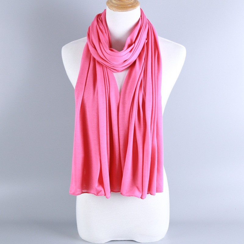 Pink Jersey Modal Cotton Maxi Hijab Clearance