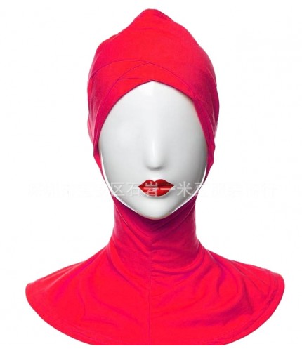 red Modal Large Cross Hijab Underscarf Clearance