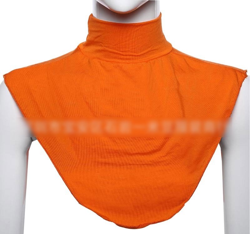 Orange Modal Hijab Neck Cover 