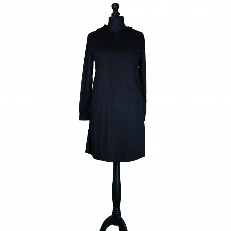 Tunic Hoody Black - 8