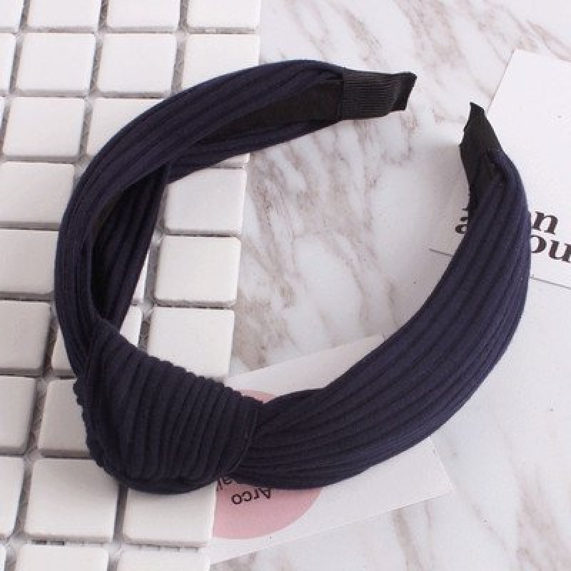 Navy Blue Relaxed Hairband