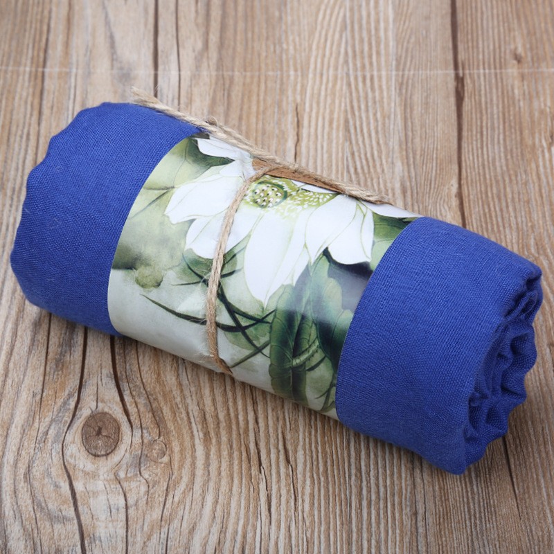 Sapphire Plain Cotton Extra 180x150cm Maxi Hijab