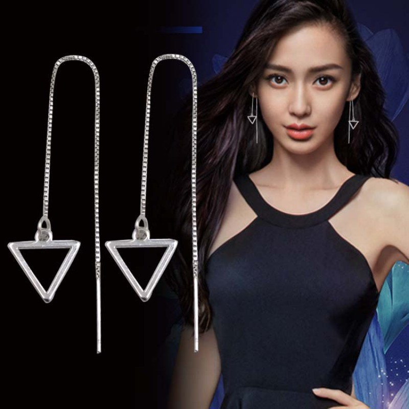 Triangle Drop Earrings