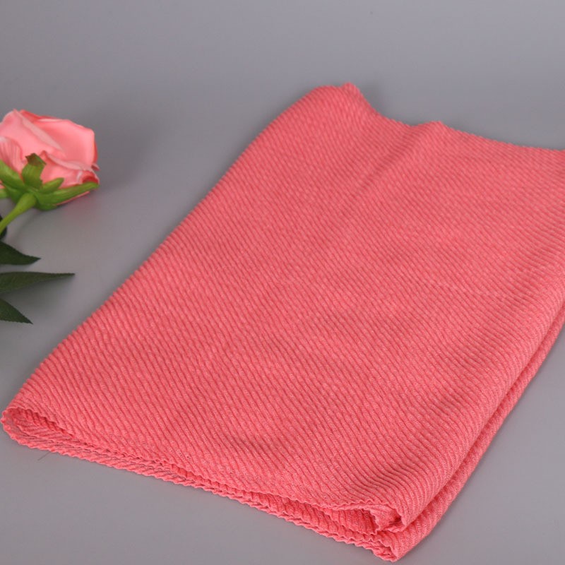 West Red Crimpled Crinkle Hijab