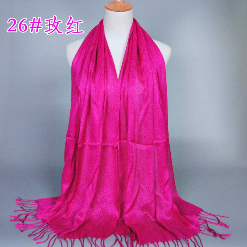 Rose Red Cotton Shimmery Lustre Hijab