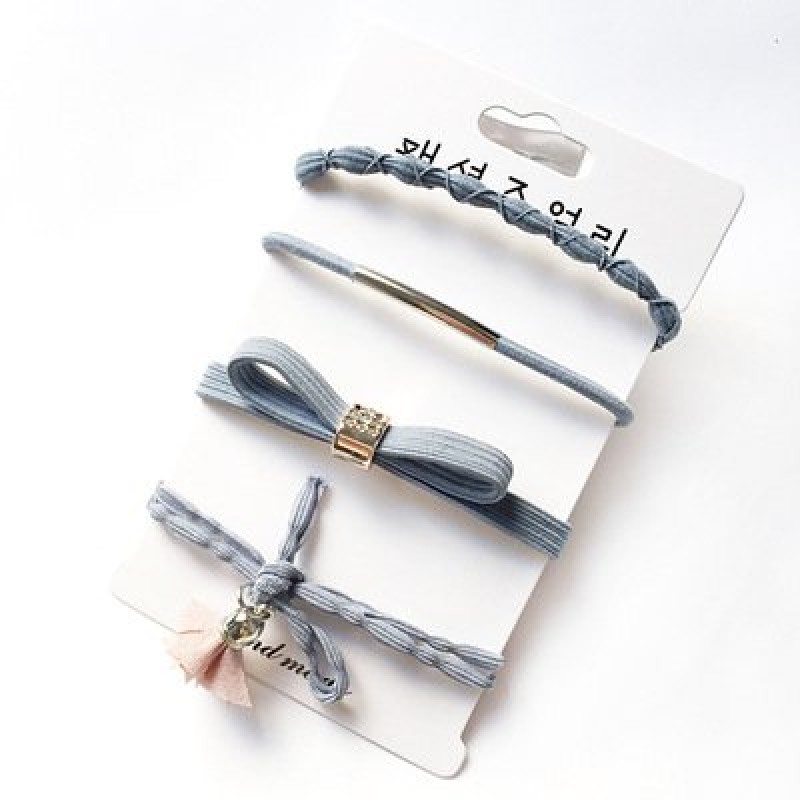 Light Blue Petunia Hair band set