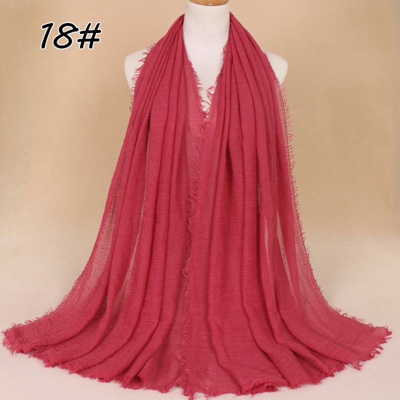 Rustic Red Cotton Vogue Maxi Hijab
