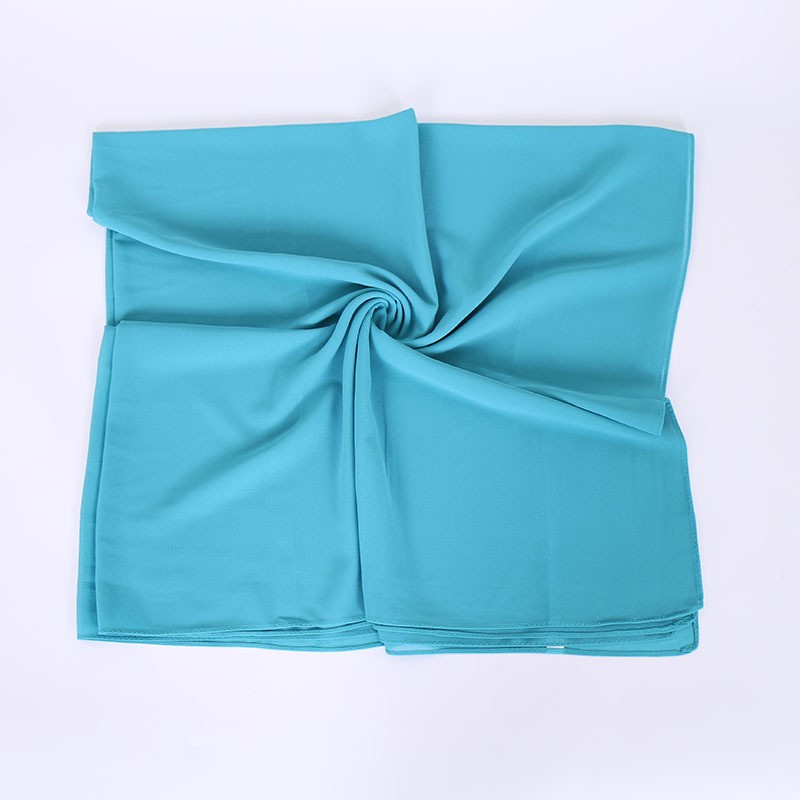 Ocean Pearl Chiffon Square Hijab