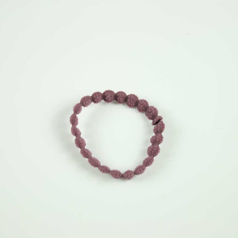 Rhubarb bobble hairband