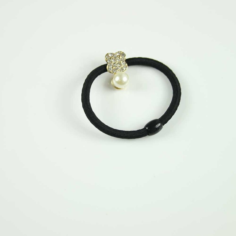 Quad crystal pearl hairbands