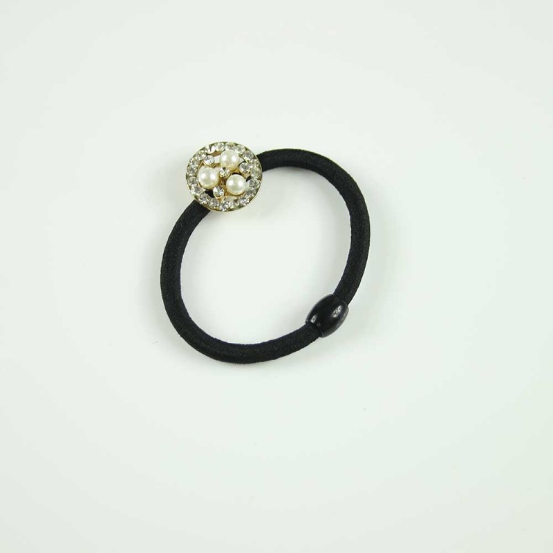Circular crystal pearl hairbands