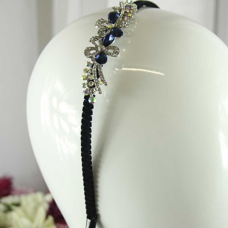 Garden Floral Crystal Headband