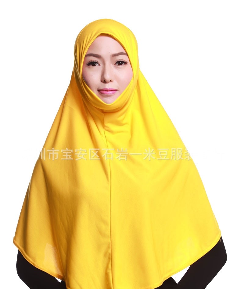 Gold Ready One Piece Hijab 