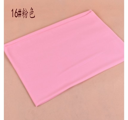 Pink Classic Chiffon Plain Maxi Hijab