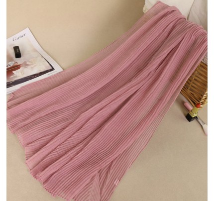 Powder Ripple Crinkle Viscose Hijab