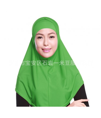 Green 68cm One Piece Ready Hijab 