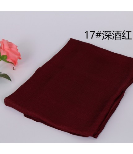 Deep Burgundy Dutch Linen Lustre Hijab