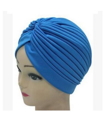 Lake Blue Classic Turban Hijab Cap 