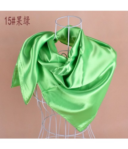 fruit green Classic Satin Square Hijab