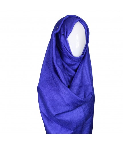 Royal Blue Metallic Lustre Hijab