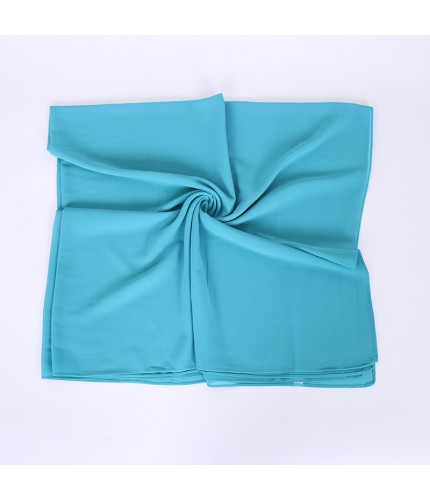 Ocean Pearl Chiffon Square Hijab