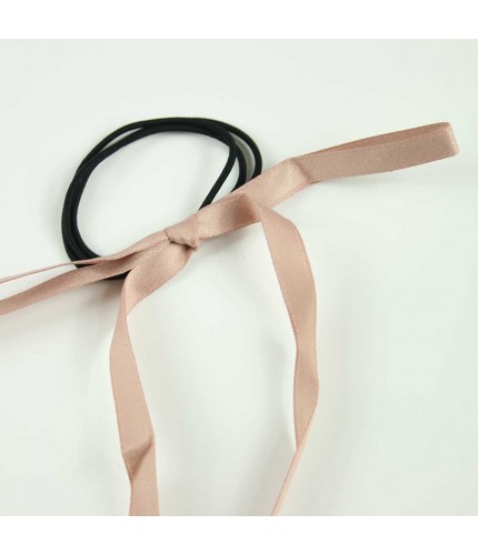Nude basic bow hairband