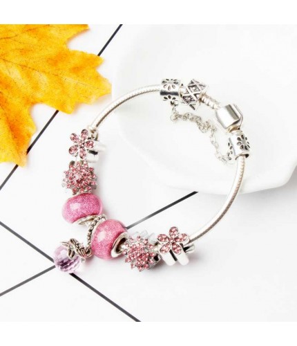 Pink Garden Bracelet