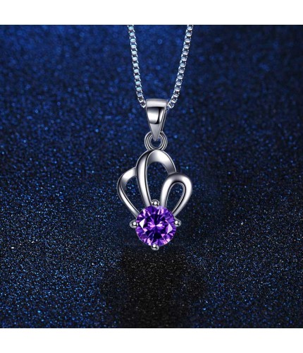 Purple Queen Polished Necklace