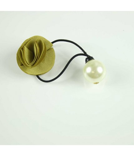 Gold rose pearl hairband