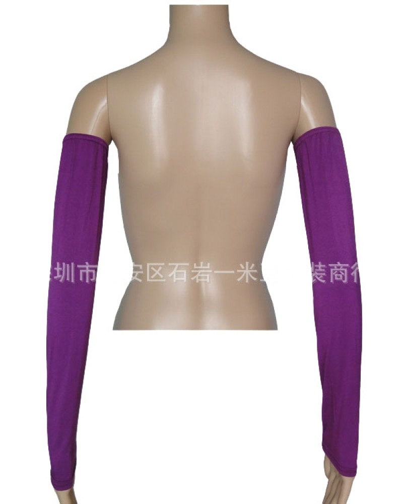 Purple Hijab Sleeves One Size 