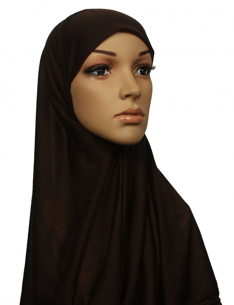 Brown Childrens Hijab