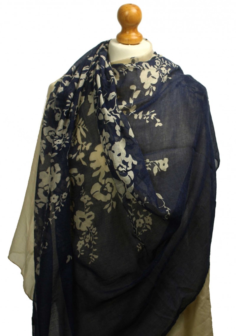 Ombre Vines Navy