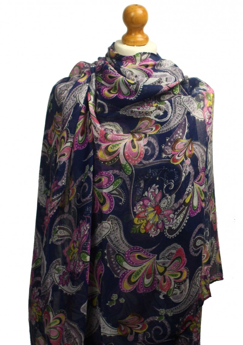 Paisley Fun Navy