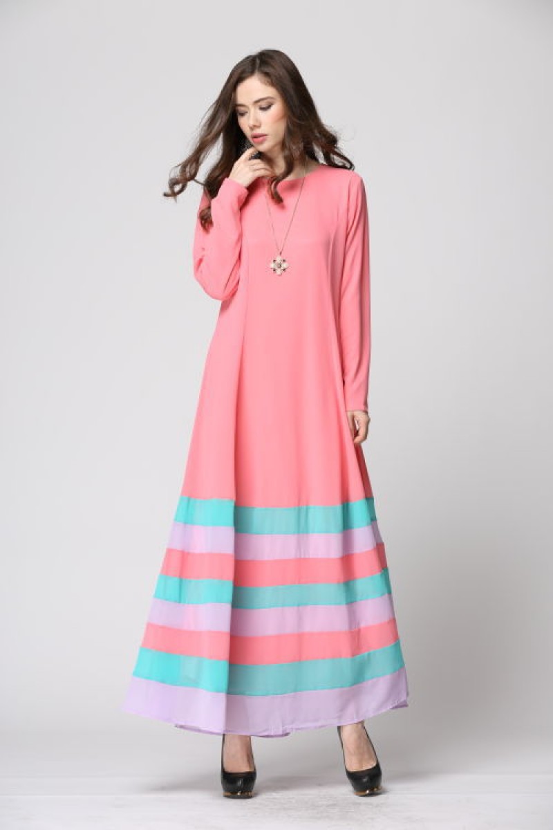 Pink Ethnic Tunic Top L 