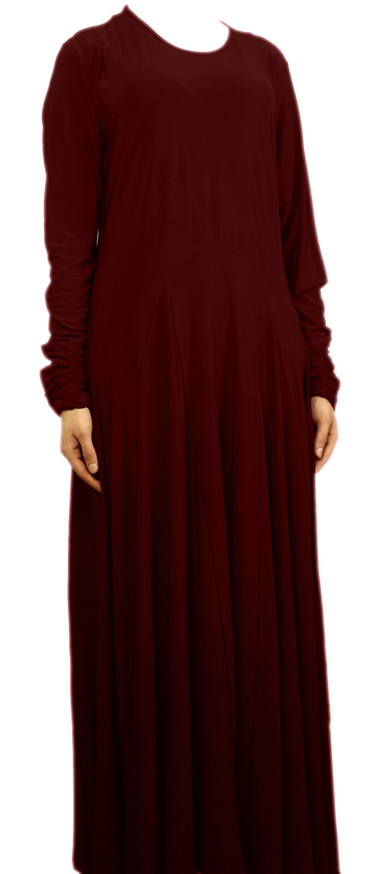 Umbrella Abaya - Wine Red 58