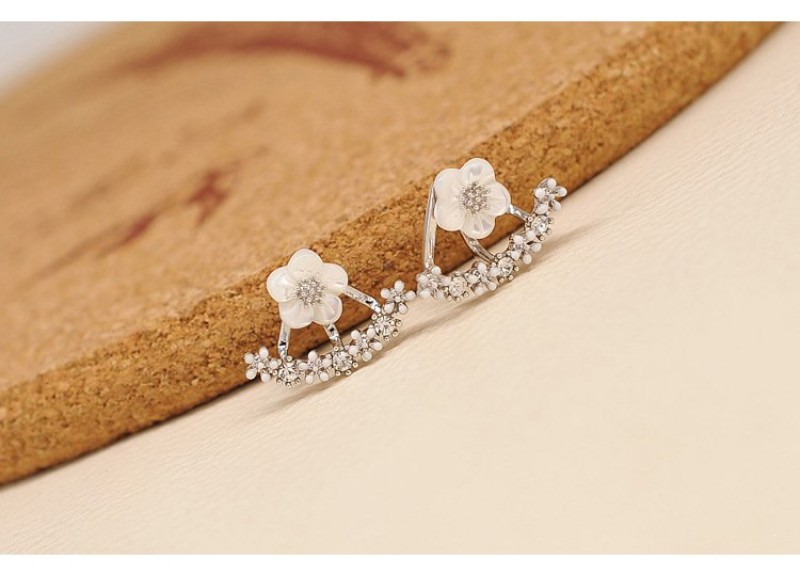 Dangle Daisy Stud Earrings