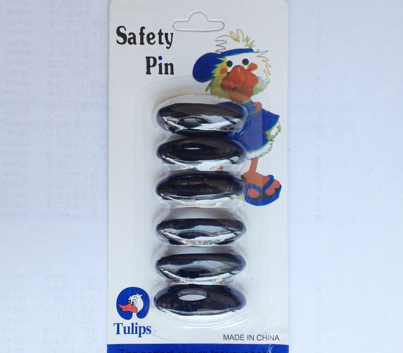 Black Safety Hijab Pins 