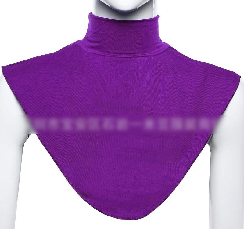 Purple Modal Hijab Neck Cover 