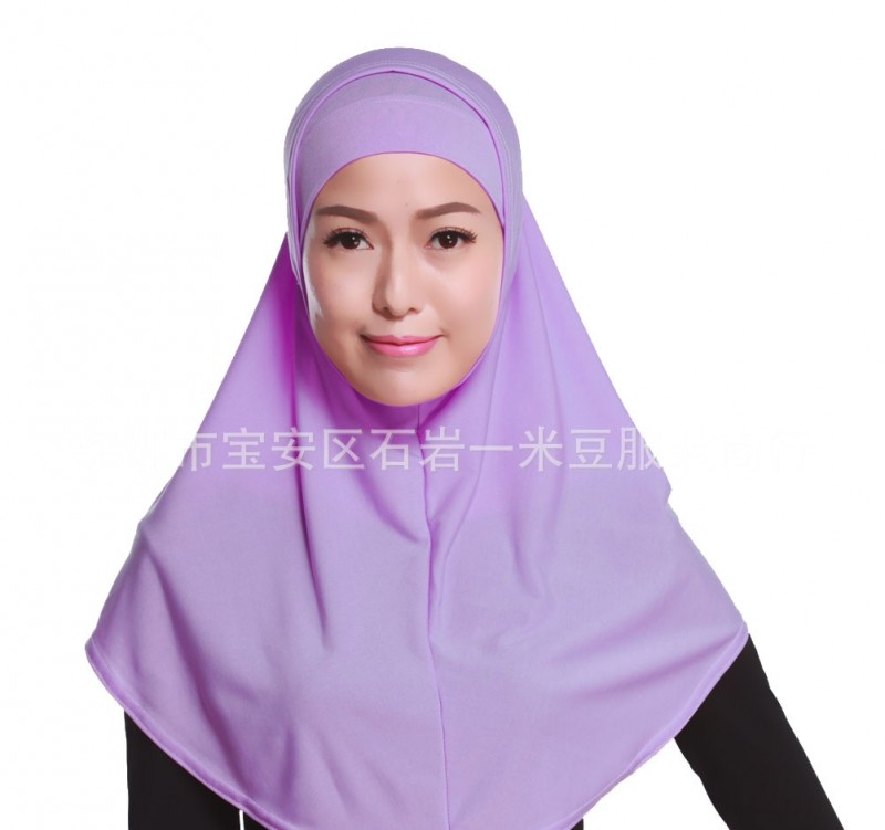 Lavender 68cm One Piece Ready Hijab 
