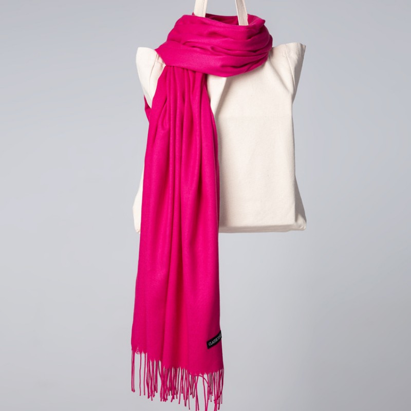 Rose Red Twill 180x70cm Pashmina Hijab
