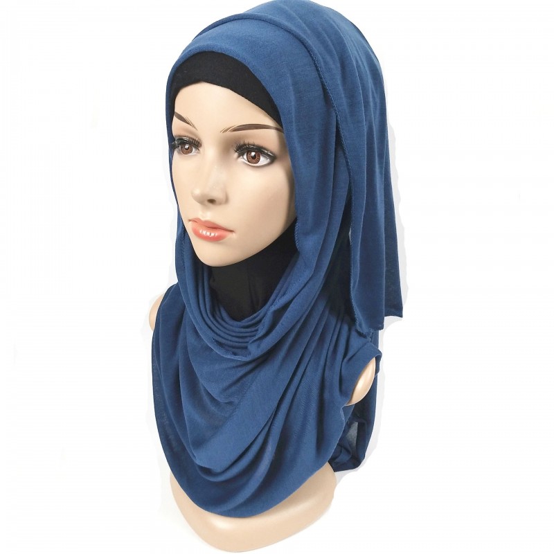 Light Grey Hemp Jersey Knit Hijab 