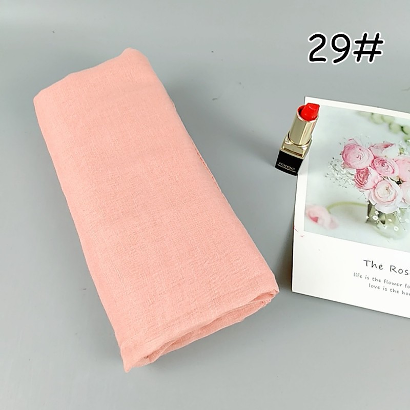 Warm Nude 180x90cm Cotton Hemmed Maxi Hijab