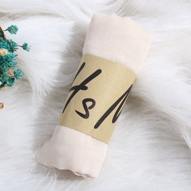 beige Cotton Linen Lightweight 180x55cm Hijab