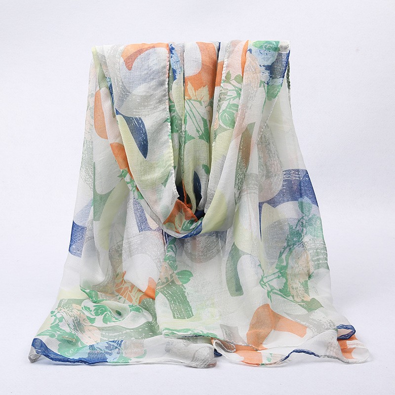  water green Abstract Colours Print Hijab