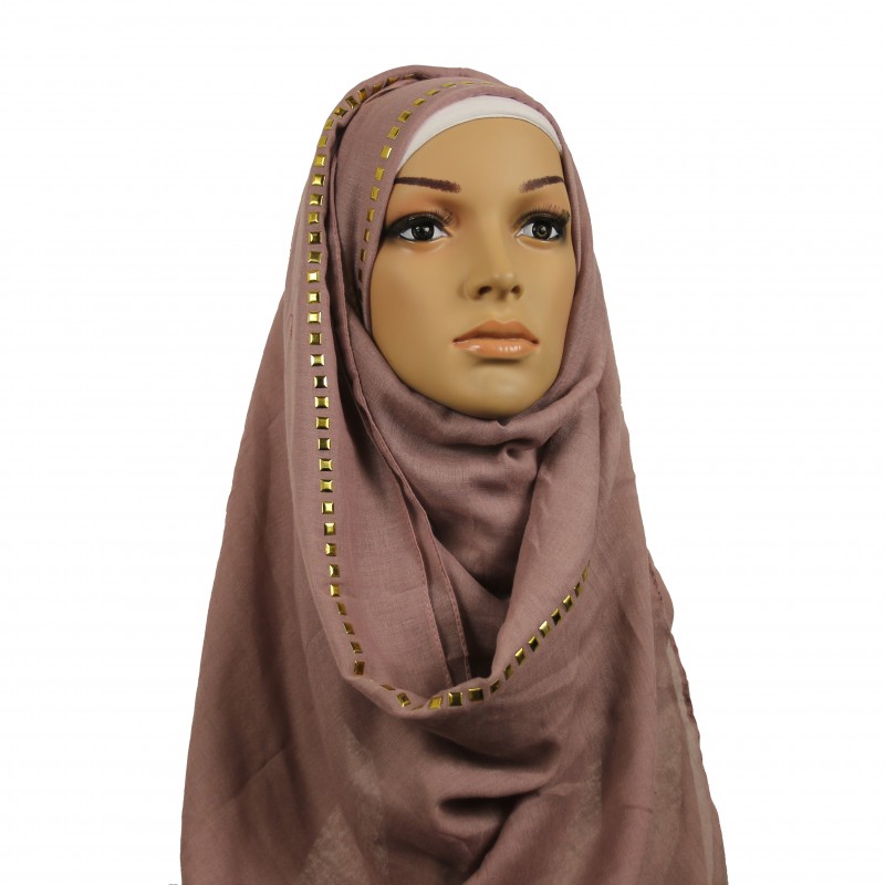 Rhubarb studded Hijab