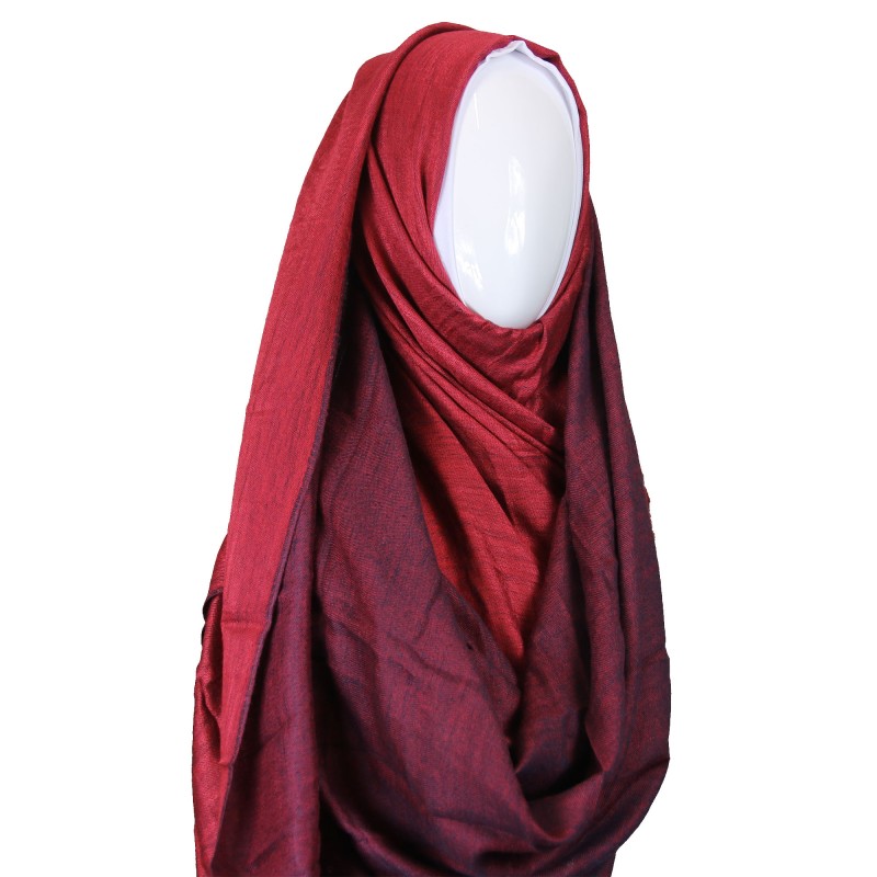 Maroon Pearlescent Hijab